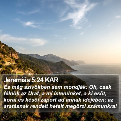 Jeremiás 5:24 KAR Bible Verse Image