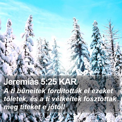 Jeremiás 5:25 KAR Bible Verse Image