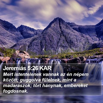 Jeremiás 5:26 KAR Bible Verse Image