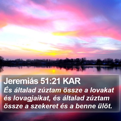 Jeremiás 51:21 KAR Bible Verse Image