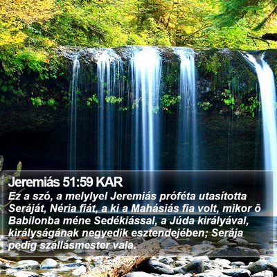 Jeremiás 51:59 KAR Bible Verse Image