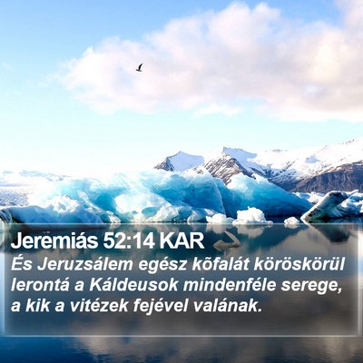 Jeremiás 52:14 KAR Bible Verse Image
