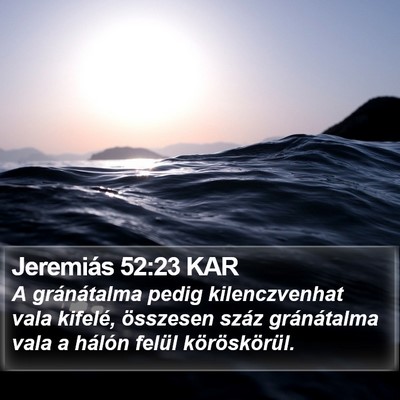 Jeremiás 52:23 KAR Bible Verse Image