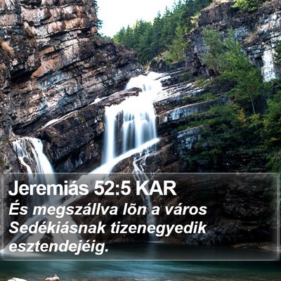 Jeremiás 52:5 KAR Bible Verse Image