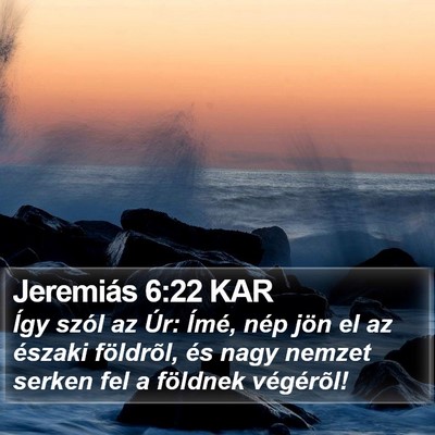Jeremiás 6:22 KAR Bible Verse Image