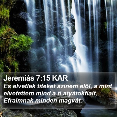 Jeremiás 7:15 KAR Bible Verse Image