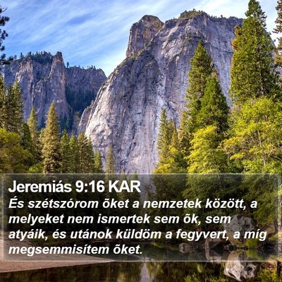 Jeremiás 9:16 KAR Bible Verse Image