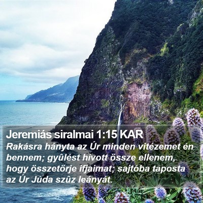 Jeremiás siralmai 1:15 KAR Bible Verse Image