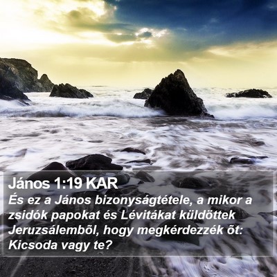 János 1:19 KAR Bible Verse Image