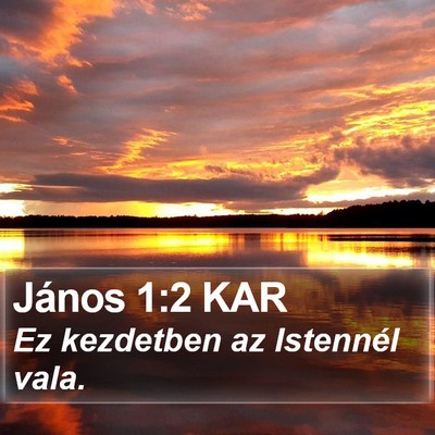 János 1:2 KAR Bible Verse Image