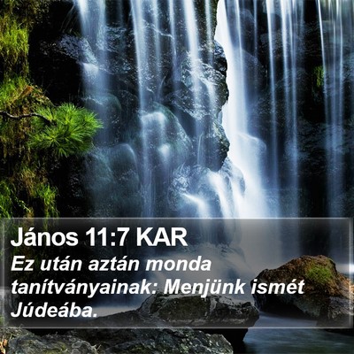 János 11:7 KAR Bible Verse Image