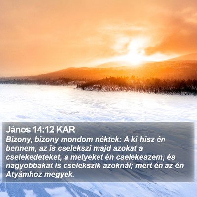 János 14:12 KAR Bible Verse Image