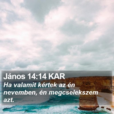 János 14:14 KAR Bible Verse Image