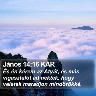 János 14:16 KAR Bible Verse Image