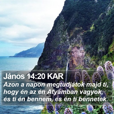 János 14:20 KAR Bible Verse Image
