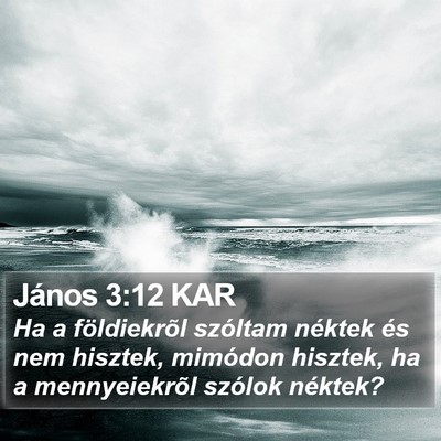 János 3:12 KAR Bible Verse Image