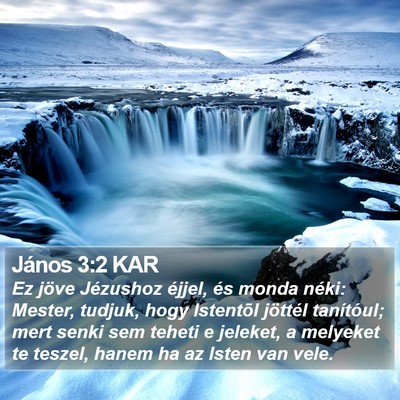 János 3:2 KAR Bible Verse Image