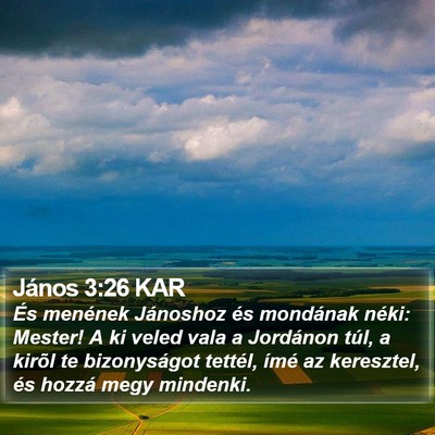 János 3:26 KAR Bible Verse Image
