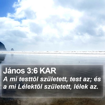 János 3:6 KAR Bible Verse Image