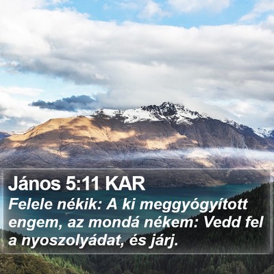 János 5:11 KAR Bible Verse Image