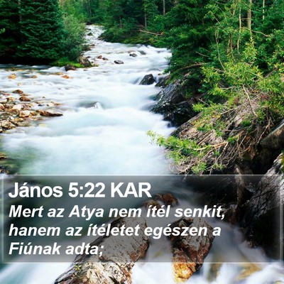 János 5:22 KAR Bible Verse Image