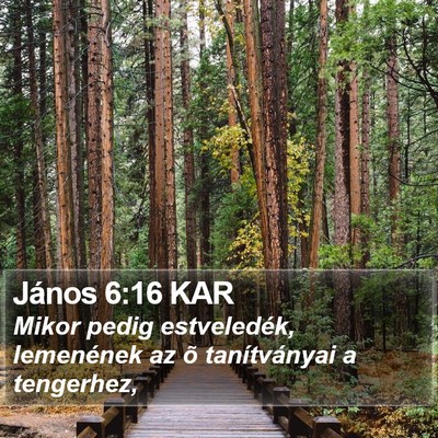 János 6:16 KAR Bible Verse Image