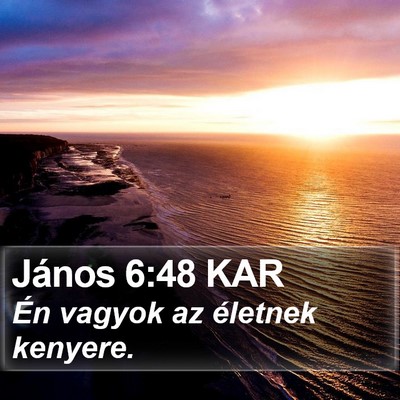 János 6:48 KAR Bible Verse Image
