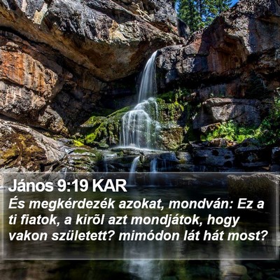 János 9:19 KAR Bible Verse Image