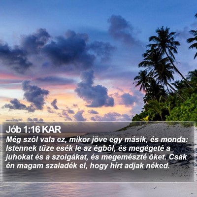 Jób 1:16 KAR Bible Verse Image