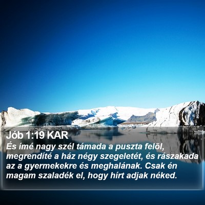 Jób 1:19 KAR Bible Verse Image