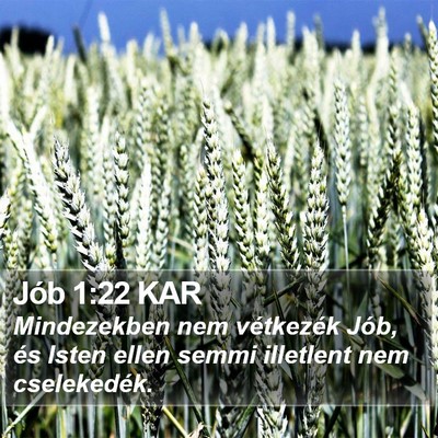 Jób 1:22 KAR Bible Verse Image