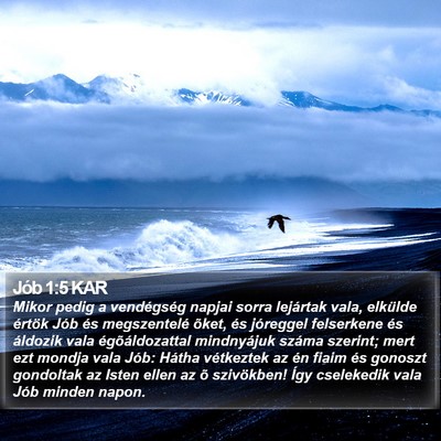Jób 1:5 KAR Bible Verse Image