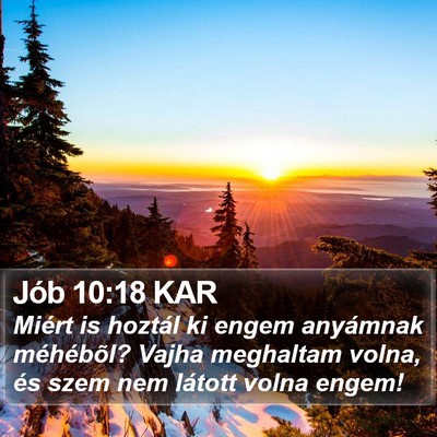 Jób 10:18 KAR Bible Verse Image
