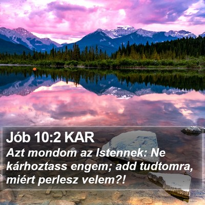 Jób 10:2 KAR Bible Verse Image