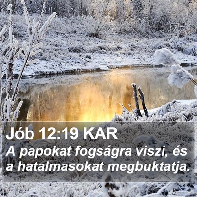 Jób 12:19 KAR Bible Verse Image