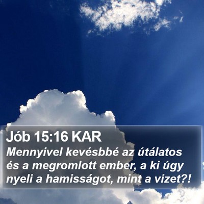 Jób 15:16 KAR Bible Verse Image
