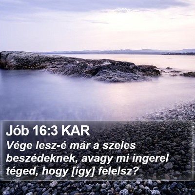 Jób 16:3 KAR Bible Verse Image