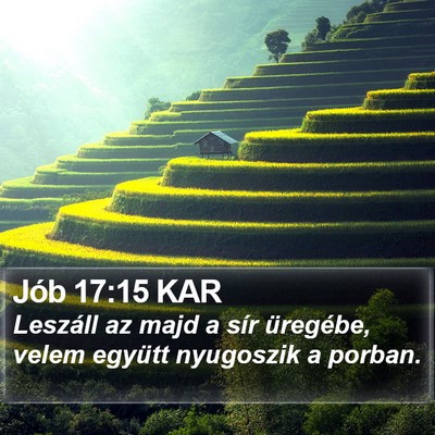 Jób 17:15 KAR Bible Verse Image