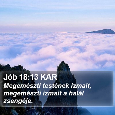 Jób 18:13 KAR Bible Verse Image