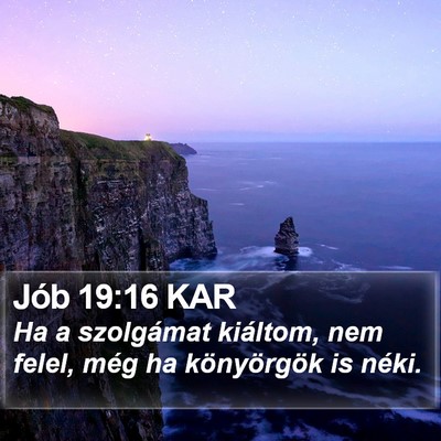 Jób 19:16 KAR Bible Verse Image