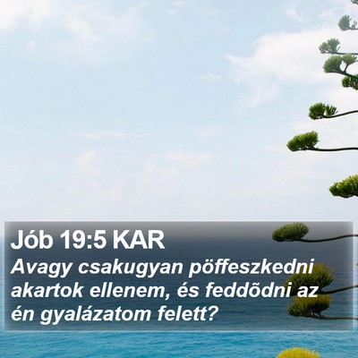 Jób 19:5 KAR Bible Verse Image