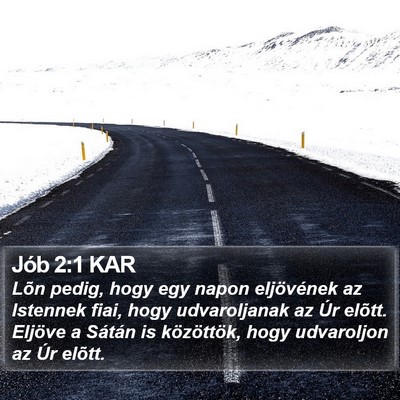 Jób 2:1 KAR Bible Verse Image