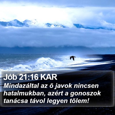 Jób 21:16 KAR Bible Verse Image