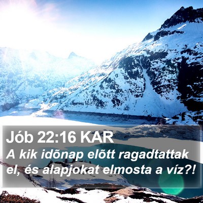 Jób 22:16 KAR Bible Verse Image