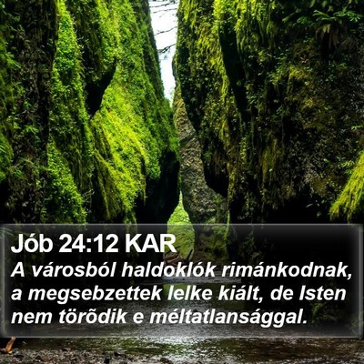 Jób 24:12 KAR Bible Verse Image