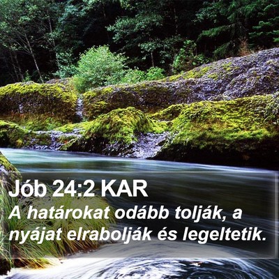 Jób 24:2 KAR Bible Verse Image
