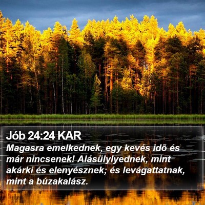 Jób 24:24 KAR Bible Verse Image