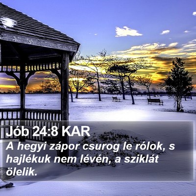 Jób 24:8 KAR Bible Verse Image