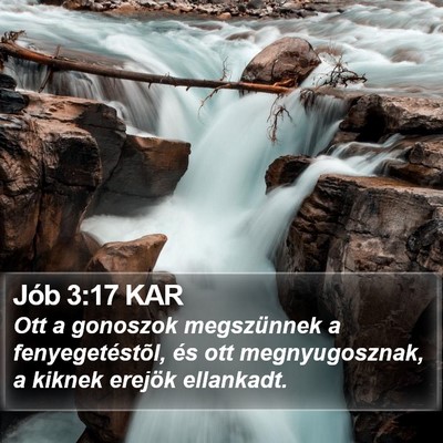 Jób 3:17 KAR Bible Verse Image