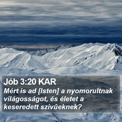 Jób 3:20 KAR Bible Verse Image
